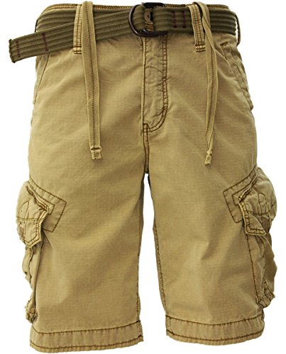 Jet Lag Cargo Shorts Take Off 3 in schwarz, Oliv, Charcoal, Cement oder Gold, Farbe:Gold;Größe:W32