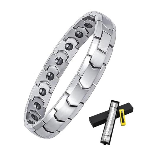 Prostapower magnetisches Kupferband, Prosta Power magnetisches Kupferband, verstellbare Länge, modische Armbänder, Kupferarmband, Quantum-Kupfer-Armband für Männer und Frauen (F)