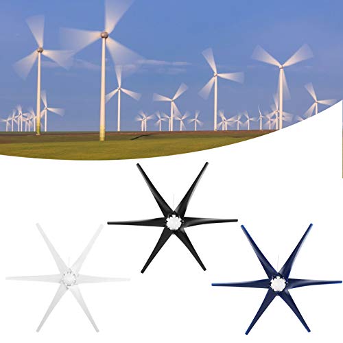 800w Kleinwindkraftanlage, Kraftausrüstung Dynamo 6-Blatt-Windkraftanlage, Industriemaschinen(white12V)
