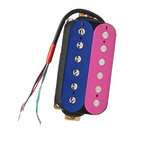 Dunkelblauer lila E-Gitarren-Humbucker mit geteiltem Hals, geeignet für 6-saitige E-Gitarre Single-Coil-Tonabnehmer