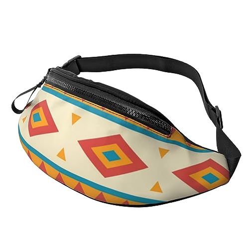 GZYL Bauchtasche mit Indianermotiv, bedruckt, für den täglichen Gebrauch, Indianer, Einheitsgröße