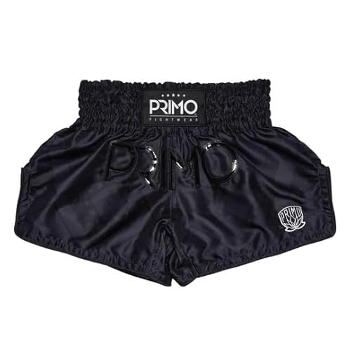 Primo Muay Thai Shorts - Free Flow Series (Schwarz, L)