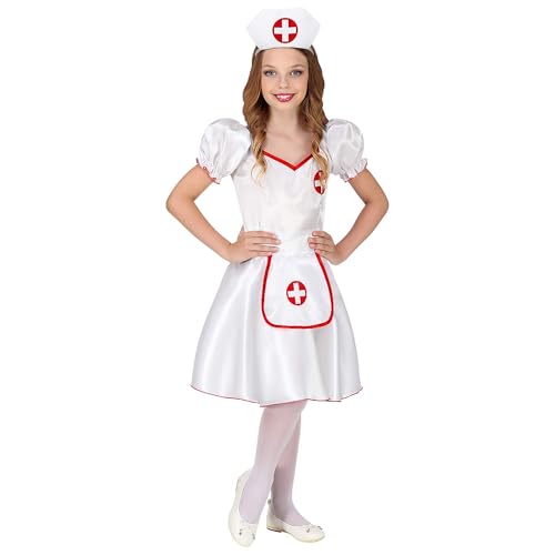 W WIDMANN MILANO Party Fashion - Kinderkostüm Krankenschwester, Kleid, Ärztin, Doktor, Faschingskostüme