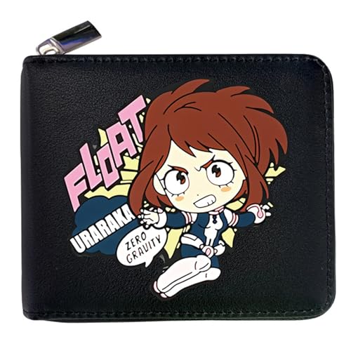 RYNDEX My He-ro Academ-ia Geldtasche Anime, Süß Spaß Einzigartig Karten Geldbeutel, Scheckkartenetui für Fans Teens Geburtstagsgeschenk(Color:Multicolor 3)