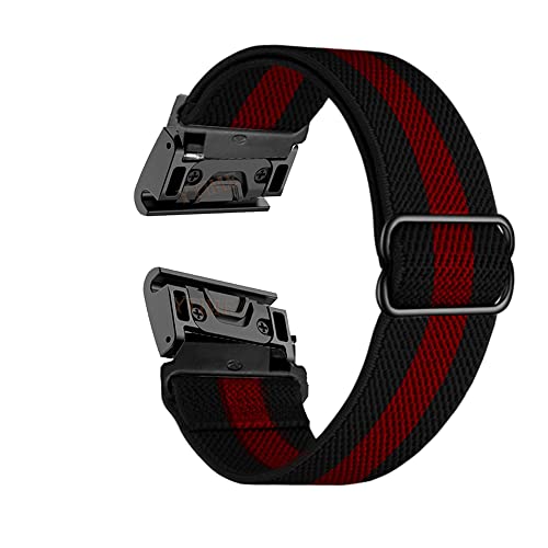 OPKDE 26 mm Schlaufe Nylon Quick Easy Fit Armband für Garmin Fenix 7X Watch Band Fenix 6X Pro 5X Plus/TACTIX DELTA/MK2i MK2 Armband, For Descent MK2, Achat