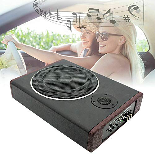 Frederimo Subwoofer Auto Set, 8 Zoll 600W Auto Subwoofer Lautsprecher KFZ Untersitz Car Audio Ultradünne Subwoofer