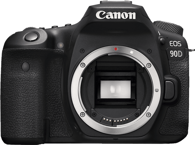 CANON EOS 90D Body Spiegelreflexkamera, 32,5 Megapixel, Touchscreen Display, WLAN, Schwarz