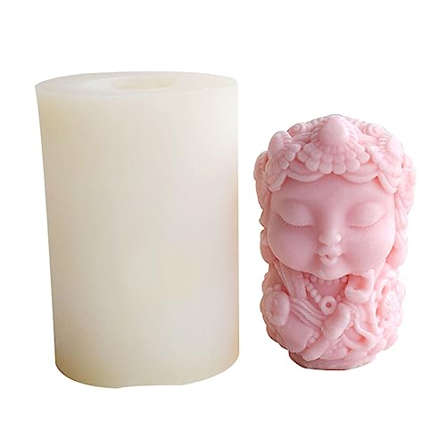 Langlebige Guanyin Duftkerzen Silikonform Handgefertigte Seife Duftkerze Epoxidform Handwerk Frauen Und Mädchen Fondantform