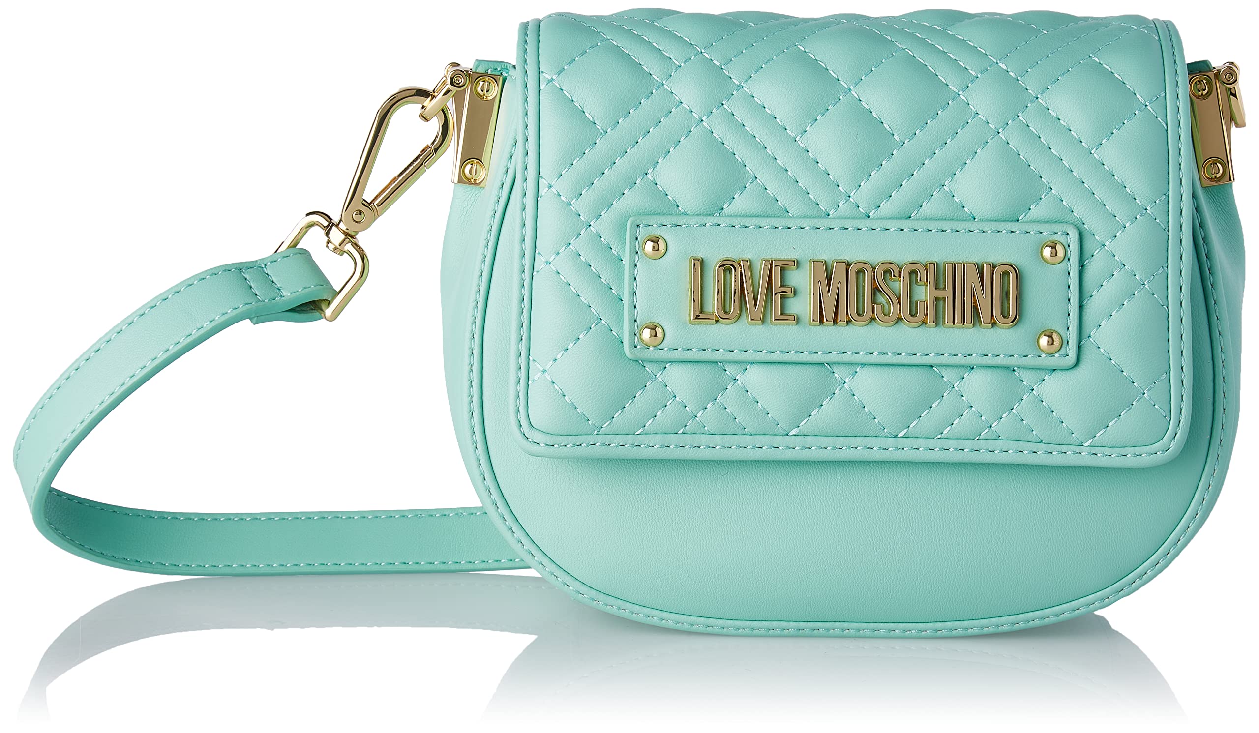 Love Moschino Damen Schultertasche, grün