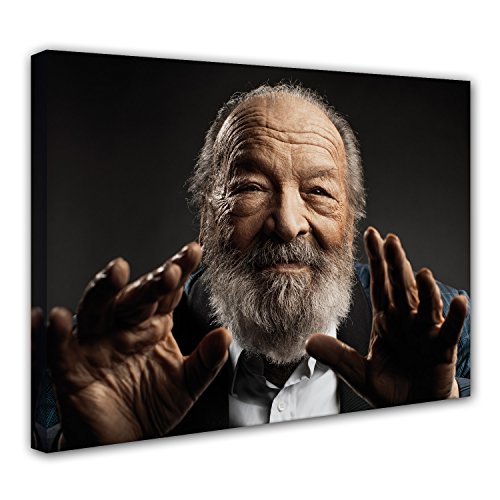 Bud Spencer Carlo Pedersoli Leinwand (80 x 60 cm)