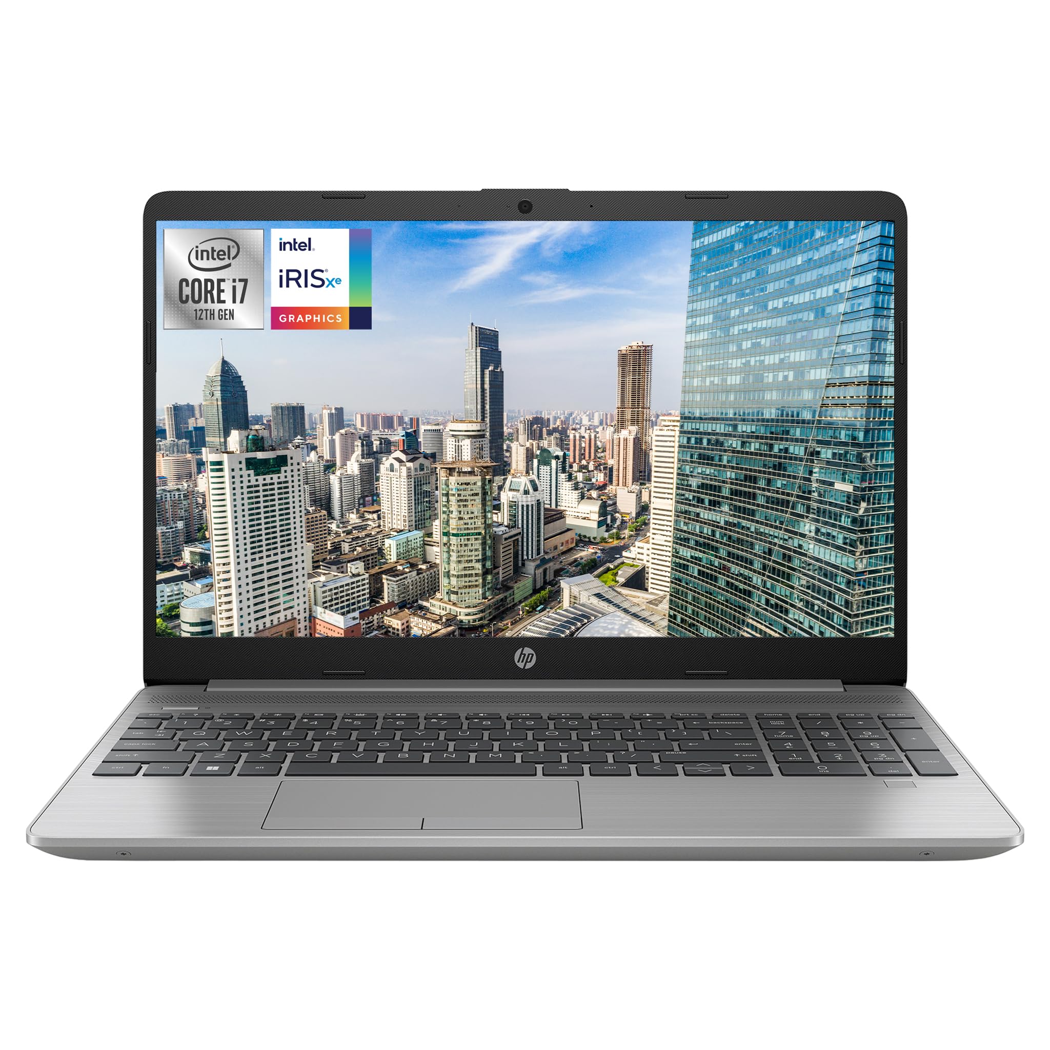 HP 250 G9 Laptop, 15,6" FHD Display, Intel Core i7-1255U, 64 GB DDR4 RAM, 4 TB PCIe SSD, Intel Iris Xe Graphics, QWERTZ Tastatur, Windows 11 Home, Silber