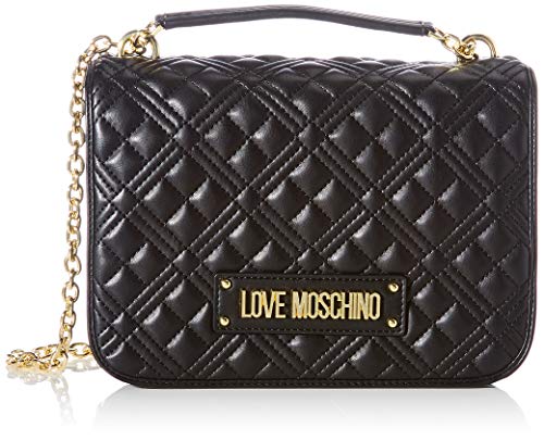 Love Moschino Damen Ss21 Schultertaschen, Kollektion Frühling Sommer 2021, Schwarz