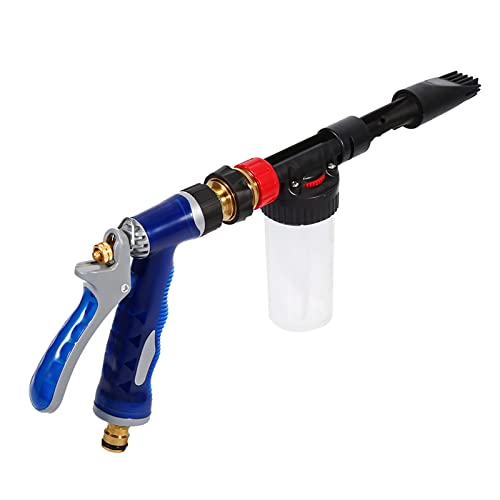 Auto waschen Schaumpistole, Foam Blaster 6 Schaumwaschpistole Hochdruck-Schaumpistolen-Sprühgerät 2 in 1 Auto-Reinigungspistole Hochdruck 100 ml für PKW-Motorradfahrzeuge