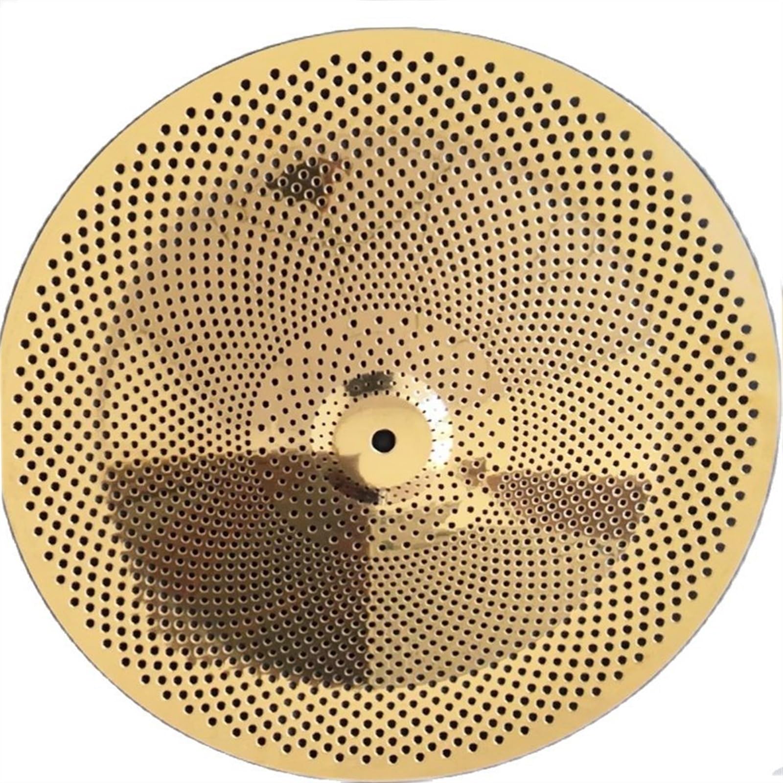 Gold Mute Becken 10'' Splash +16'' China Übungsbecken Zubehör für Schlaginstrumente