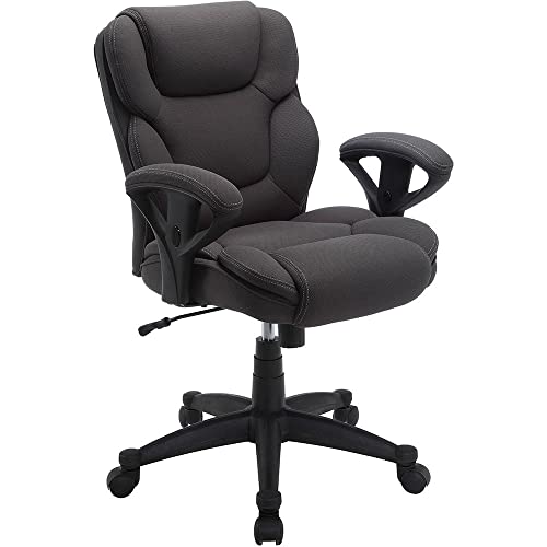 QYZUJIKL Computerstuhl, Chefsessel, ergonomischer Chefsessel, Home-Office-Schreibtischstuhl mit Sitzschieber, bequemer Chefsessel mit Drehfunktion und Rollfunktion