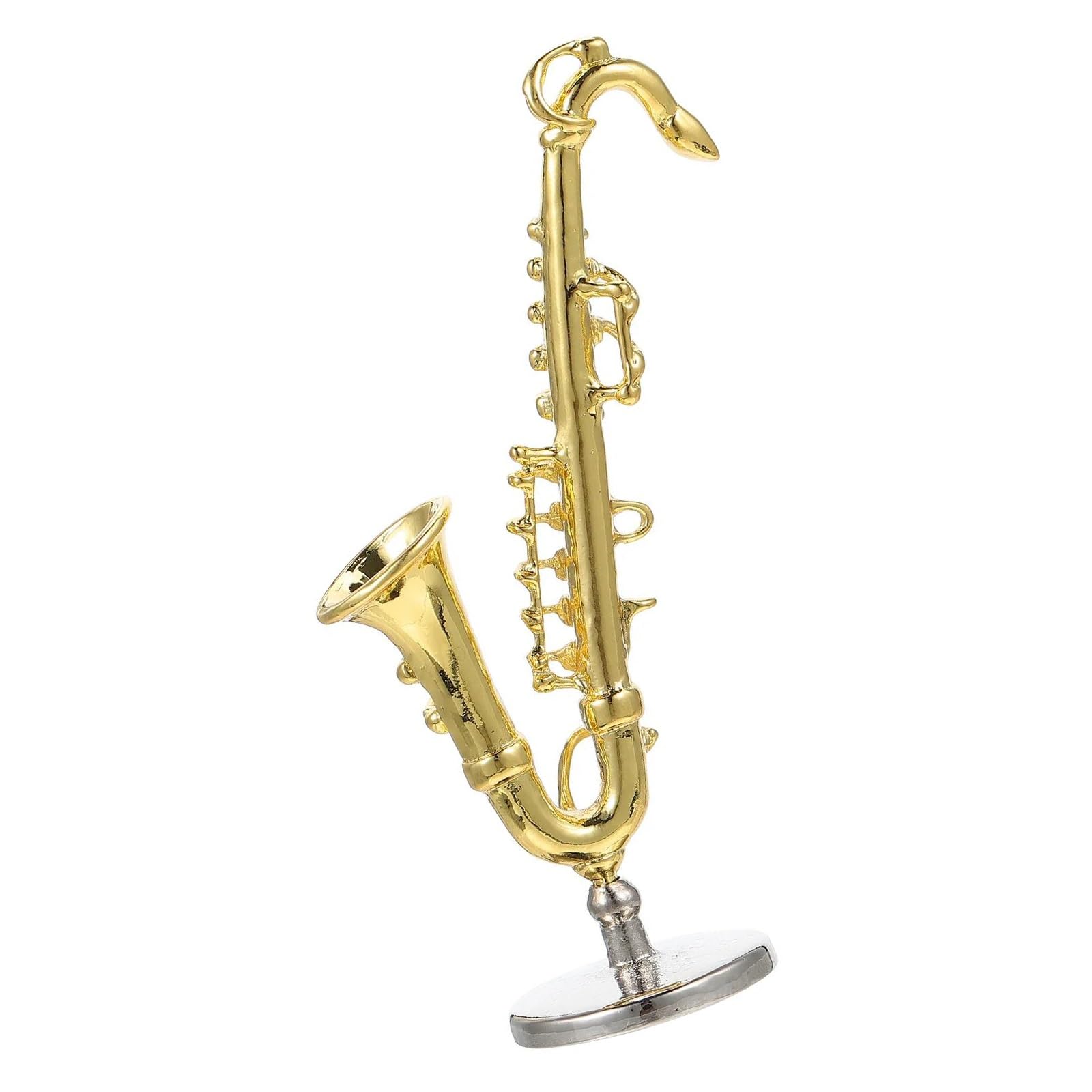 Mini-Instrumenten-Dekoration, Kleine Musikinstrumente, Miniatur-Saxophon-Horn-Ornamente, Saxophon-Modell Musikinstrumente Miniatur