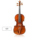 Standard Violine Massivholz Violine Leistung Praxis 4/4 Natürliche Luftgetrocknete Instrument Dreieck Hardcase(Spruce gloss)