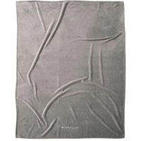 Herding Tom Tailor Wellsoft Decke, Wellsoft Blanket Moody Grey, 150x200 cm, 100% Polyester/Wellsoft, gesäumt mit Logostickerei