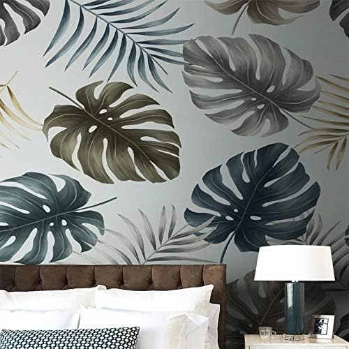 Botanisches Bananenblatt Im Vintage-Look 3D Tapeten Wanddekoration Fototapete Sofas Wohnzimmer Wandbild Schlafzimmer-200cm×140cm