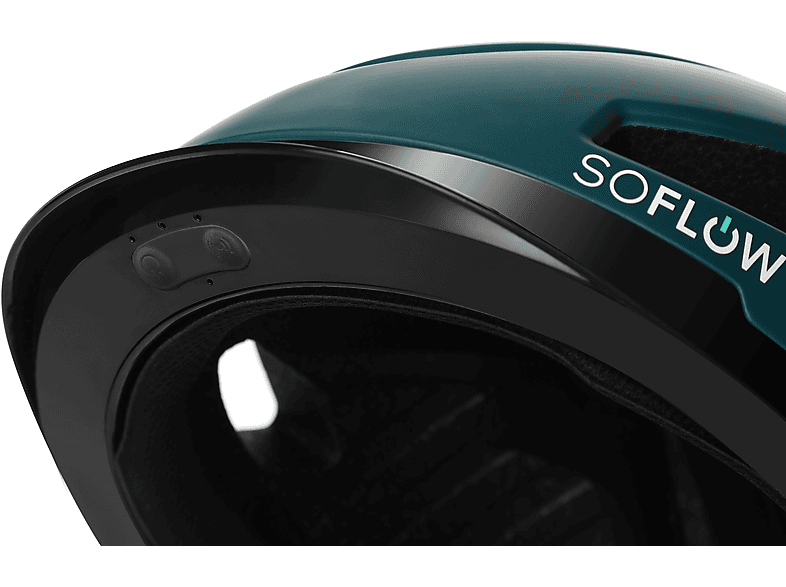 SOFLOW 700.100.01 SAFE N DRIVE HELMET (Helm, 55.5 - 59 cm, Grün)