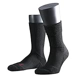 FALKE Unisex Socken Walkie 2er Pack, Größe:44/45;Farbe:black