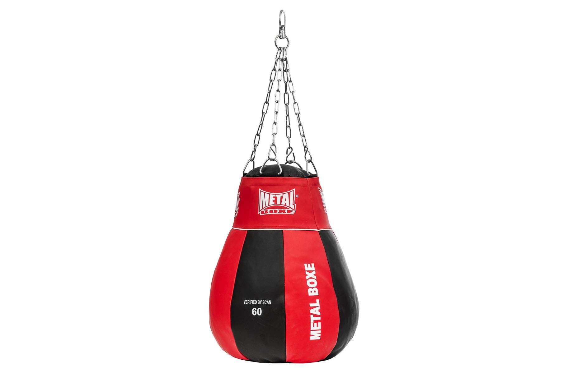 Metal Boxe MB313 Speedball Unisex Erwachsene, Schwarz/Rot