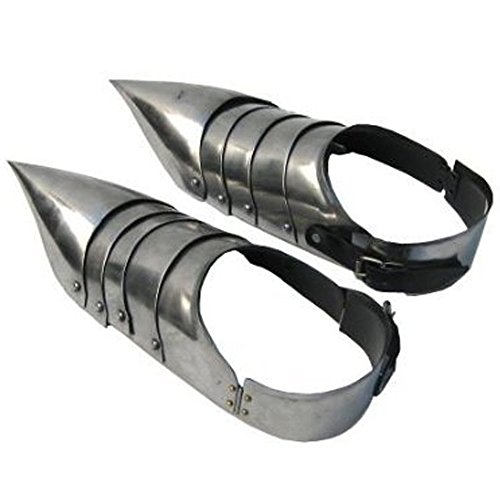 Steel Gothic Armor Shoes - One Pair - Wearable Replica Armor Costume