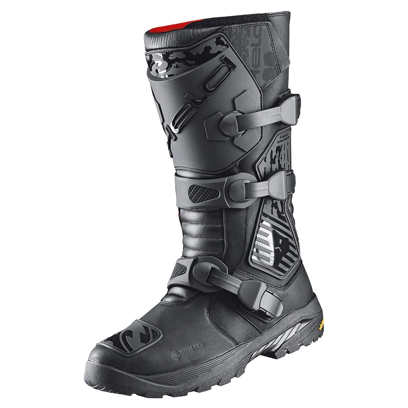 Held Brickland Adventure Motorradstiefel (Black,44)