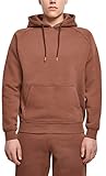 Urban Classics Herren Blank Hoody Kapuzenpullover, bark, L