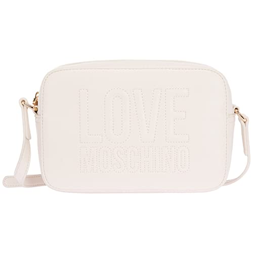 Love Moschino Damen BORSA A SPALLA Umhngetasche, Elfenbein