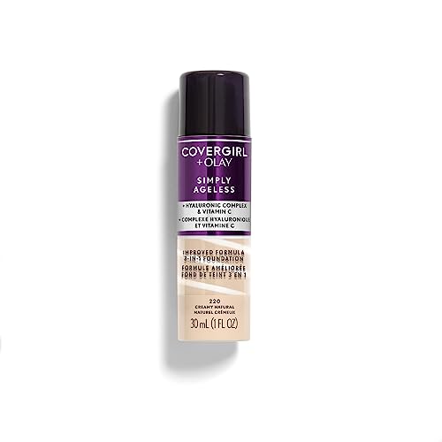 COVERGIRL Simply Ageless 3-in-1 Liquid Foundation - Creamy Natural 220