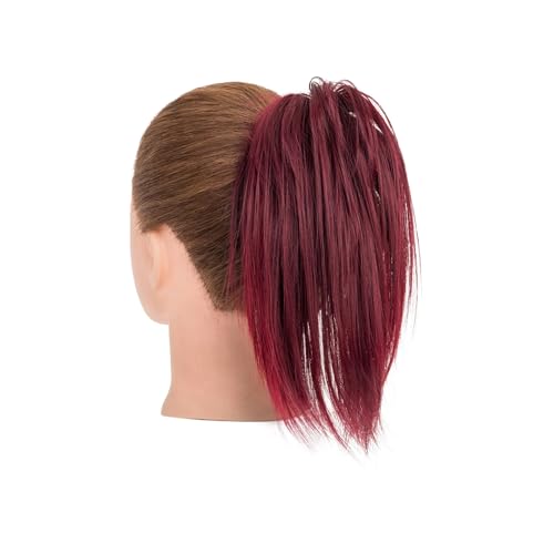 Haarteil Synthetischer, gerader Chignon mit Krallenclip, flauschiger Donut mit Zöpfen, Haargummis, unordentlicher Dutt, Hochsteckfrisur, Haarteile, Haarverlängerungen Haarverlängerung(10)