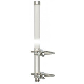 DELOCK WLAN Antenne N Buchse 802.11 b/g/n 12 dBi 118,5 cm omnidirektional starr Mastmontage Weiss Outdoor