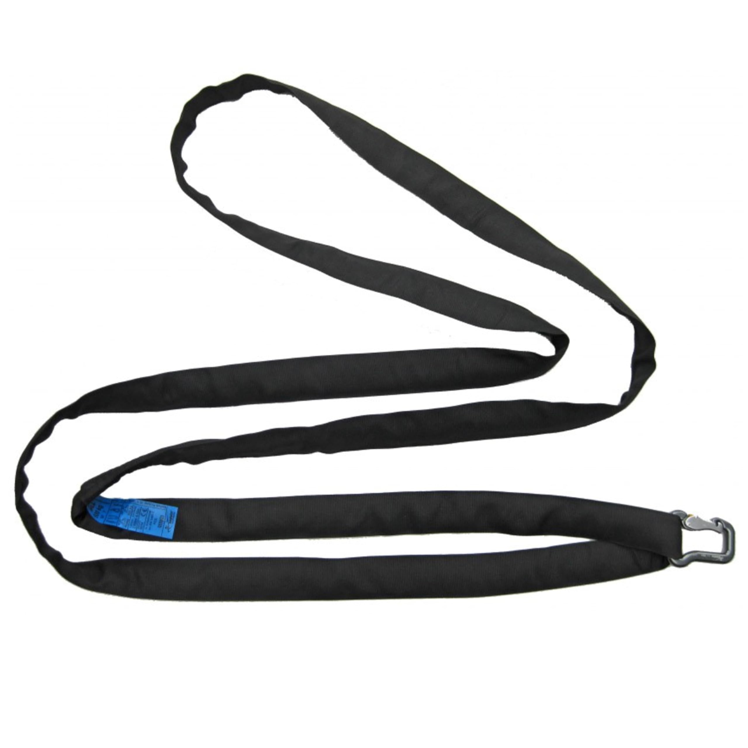 eaglefit - Premium Schlinge 4 Meter inkl. Karabiner ideal zur Befestigung von Sling-Trainer, Slackline oder Hängematte - 500 kg Traglast - Ideal als Baumschlinge zum Outdoor-Training (2m Nutzlänge)