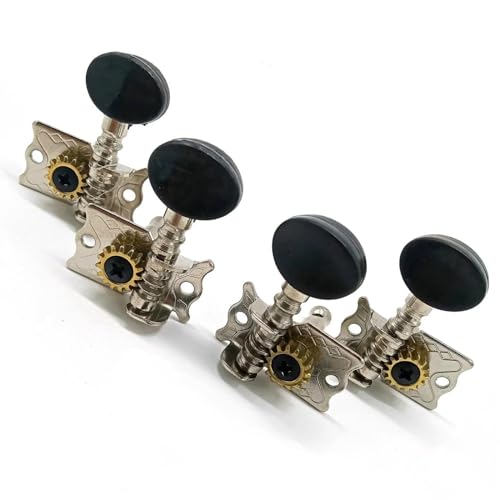 Strings Tuning Pegs Mechaniken Für Gitarre 2R 2L Metall-Tuning-Pin-Tuner-Kopf für 4-saitige Ukulele oder Bass-Teile-Zubehör