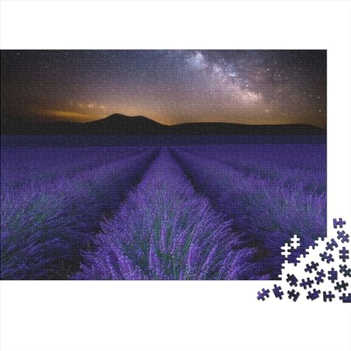 Fields of Eden - Holzpuzzle für Erwachsene und Teenager, 500 Teile für Erwachsene, schwierige Puzzles, interessante Puzzles zur Stressreduzierung (Größe 52x38cm)