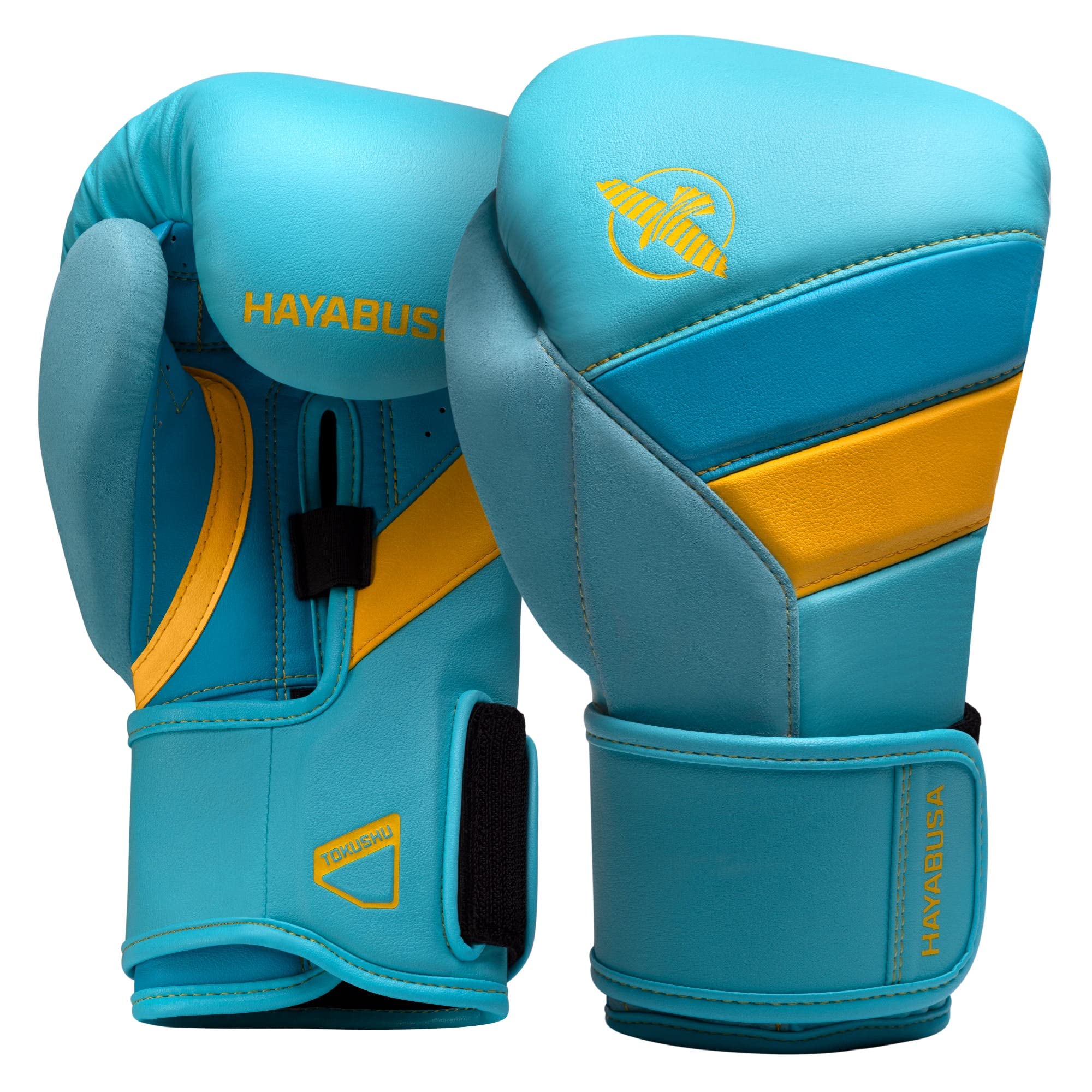 Hayabusa T3 Boxhandschuhe - Sonderausgabe - blau/gelb - 12 oz