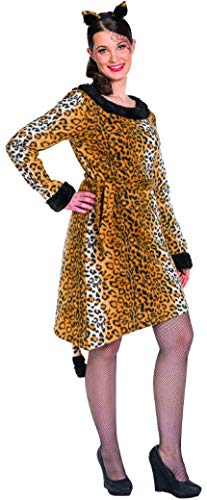 Katzenlady Damen Katze Kostüm Kater Tierkostüm Mieze Leopard