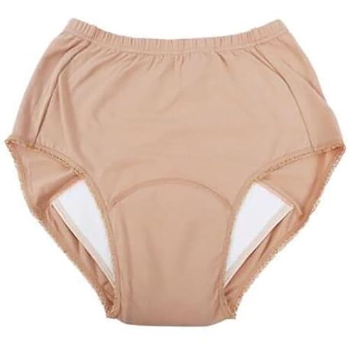 Waschbare Inkontinenzhose für Damen, Inkontinenzhose, super saugfähige, auslaufsichere Hose, waschbare Harninkontinenz-Bikiniunterwäsche für Frauen mit saugfähigem Bereich vorne