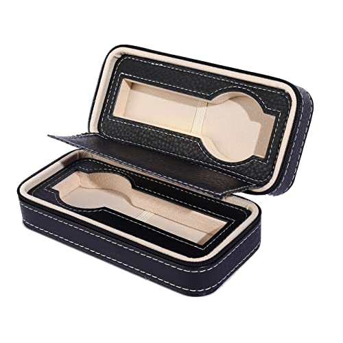 JTQYFI 2/4/8Slot Tragbare Uhr Etui Reise Uhr Lagerung Tasche PU Leder Uhr Schmuck Display Box Organizer Für Mädchen Frauen