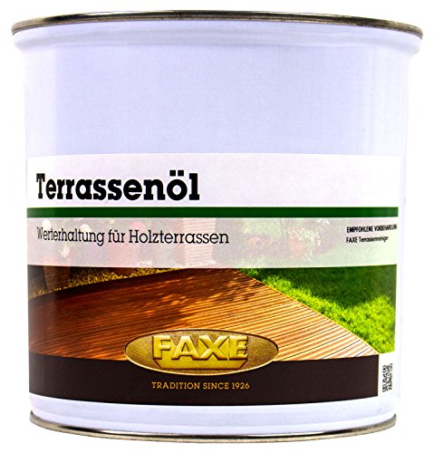 Faxe Terrassenöl teak 2,5L Holzöl Hartholzöl Gartenholzöl Holz Öl