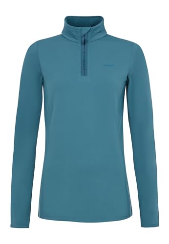 Protest Ladies 1/4 Zip Top FABRIZ 10K Wasserdicht Und Atmungsaktive Elastischer Stoff Jewel Blue XXXL/46