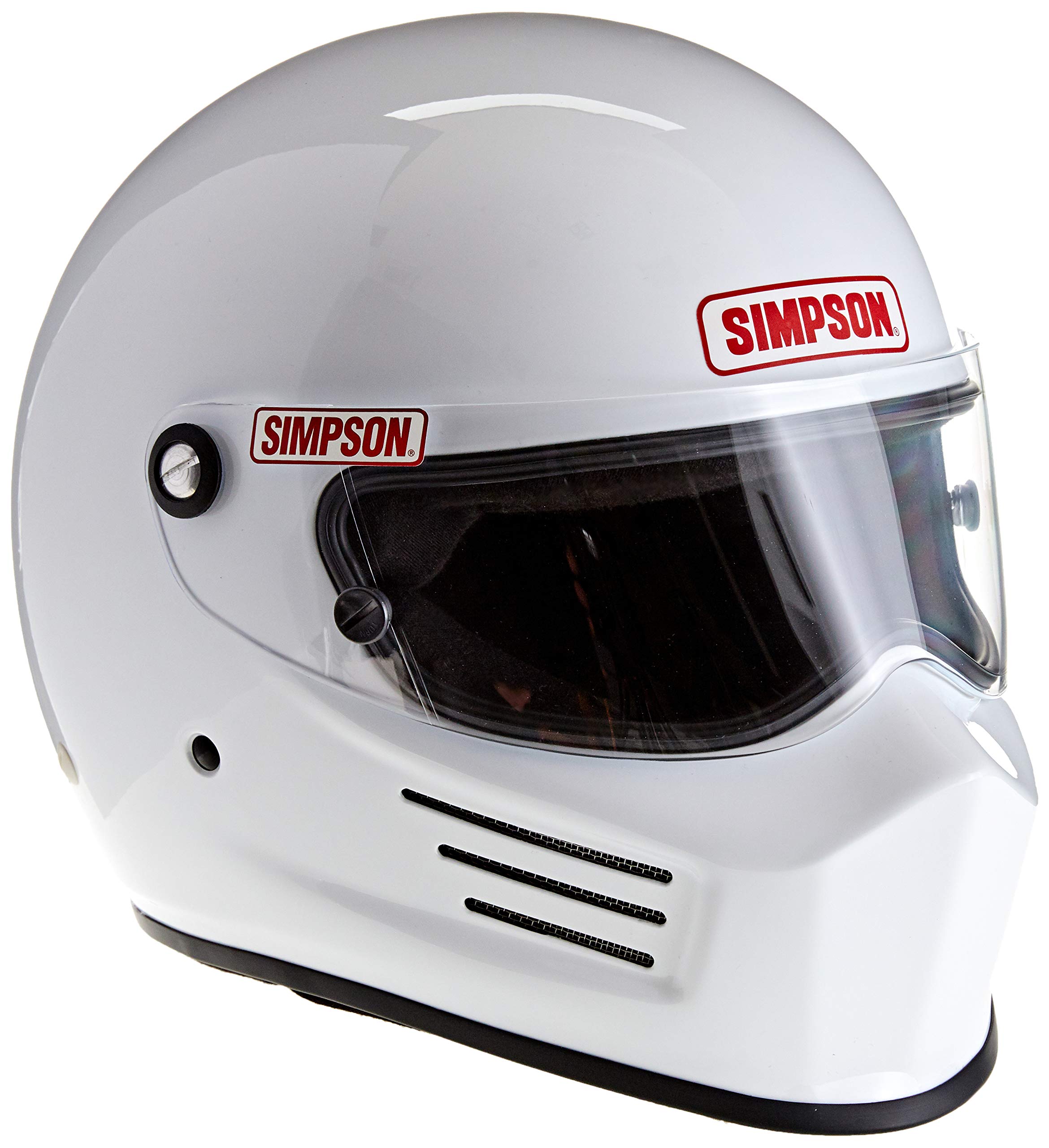 Simpson 6200031-F Bandit Helm 2015, Weiß, Große