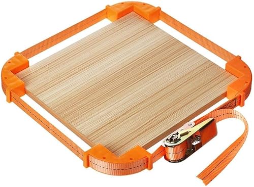 DIY & Werkzeuge/Hardware, Holzbearbeitung, Verstellbarer Gürtel, schnelle Eckklemme, Riemenhalter, rechtwinklige Befestigungsklemme für Bilderrahmen, Schublade, Orange, 4 m