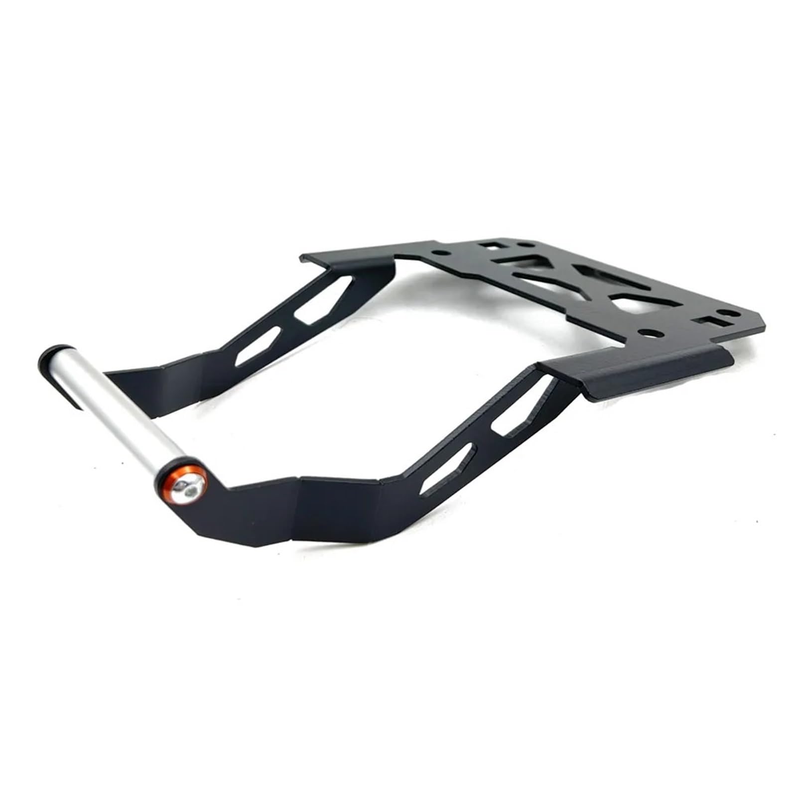 Handyhalterung Motorrad Für F850GS 2023+ Motorrad Windschutzscheibenständer Halter Telefon Handy GPS Navigation Plattenhalterung Zubehör Handyhalter Fahrrad(12mm bar Orange)