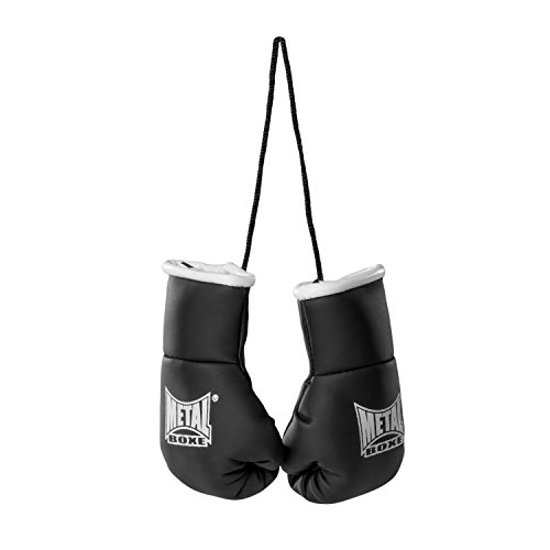 Metal Boxe Mini Doppelhandschuhe Unisex Erwachsene, Schwarz, Einheitsgröße