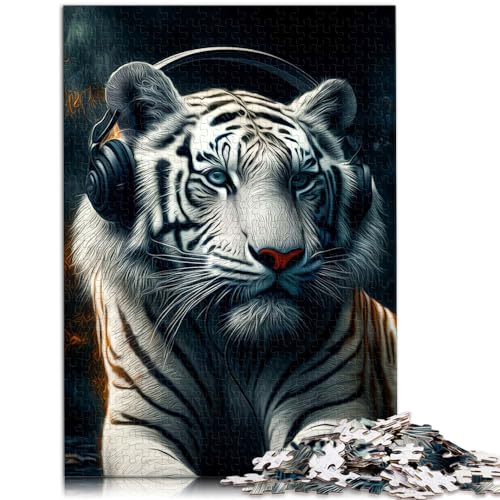 Puzzles Geschenke Spielzeug Tiger 1000-teiliges Puzzlespiel Holzpuzzle Spielzeug Puzzles Lernspiele Stressabbauende Puzzles 1000 Stück (50 x 75 cm)