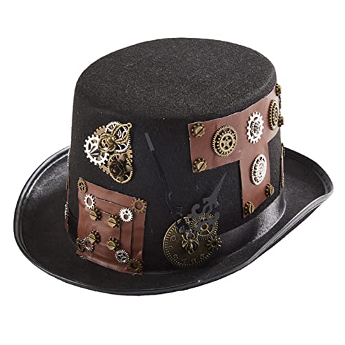 Steampunk Zylinder Steampunk Bowler Hut Steampunk Time Traveler Hut Gay Halloween Steampunk Zubehör Steampunk Hut Steampunk Hut