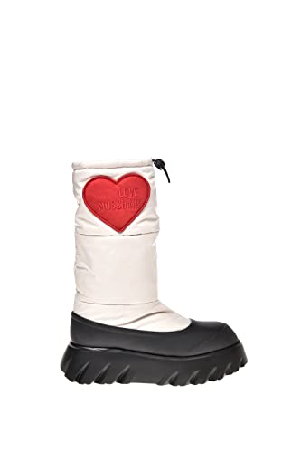 Love Moschino Damen Ja24566g0fjha10038 Stiefelette, Weiß, 38 EU