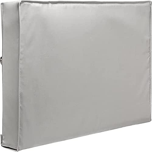 Crepundia Outdoor Tv Cover Outdoor-Garten-Terrasse TV-Abdeckung wetterfest TV-Abdeckung beige 32 "36" 40 "46" 50 "55" 60 "65" TV-Bildschirm schützen(2,for 50 52inch TV)